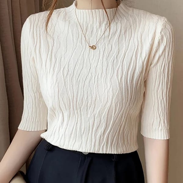 Spring & Summer Fashion Solid Sweater for Women
