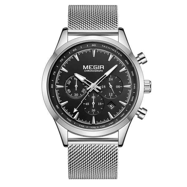 Men's Luxury Business Quartz Chronograph Waterproof Sports Watch