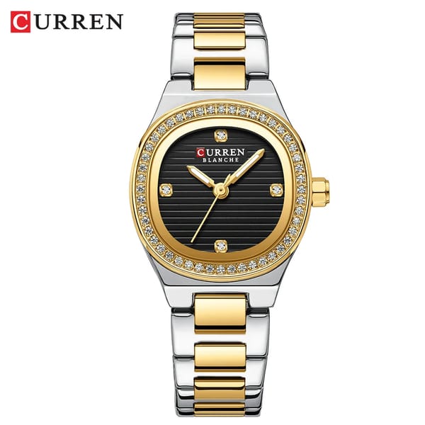 Women's Quartz Bracelet Watch with Stainless Steel Band