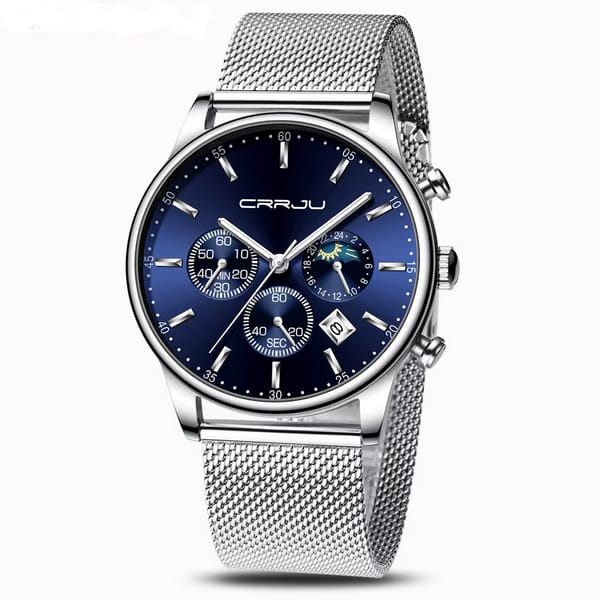Elegant Quartz Chronograph Watch for Men