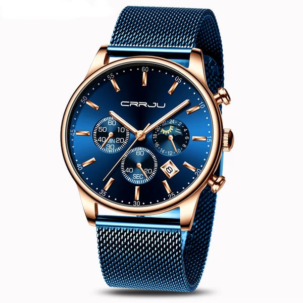 Elegant Quartz Chronograph Watch for Men