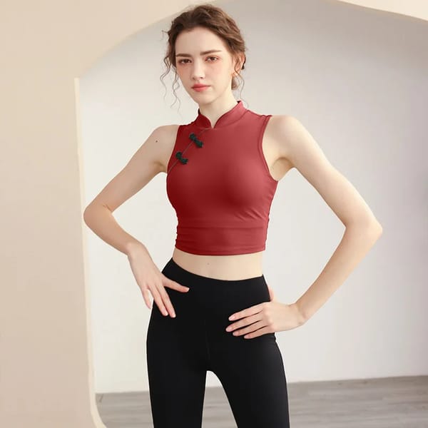 Trending Style Nylon Yoga Bra with Removable Chest Pad