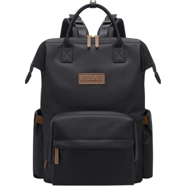 Large Capacity Mommy Backpack with Diaper and Nursing Bottle Pockets