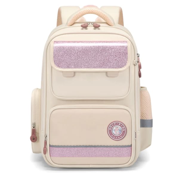 Stylish Waterproof School Backpack for Kids, Large Capacity