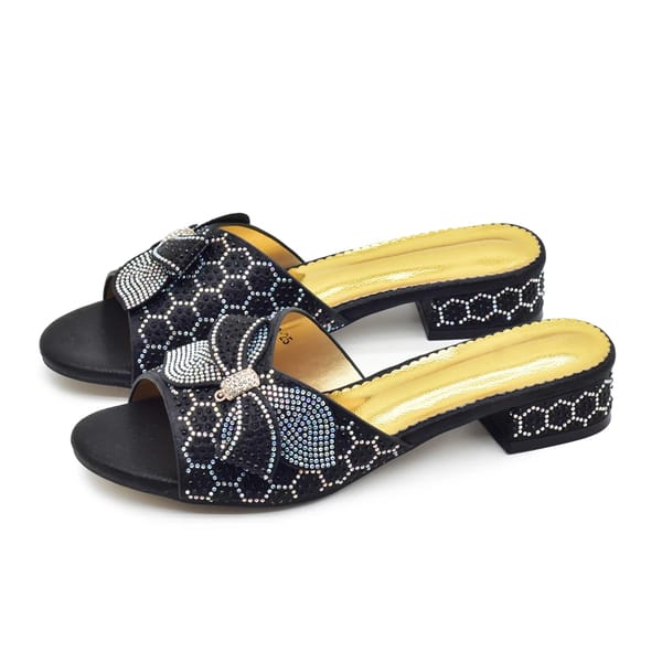 Elegant Rhinestone-Decorated Sandals for Weddings and Parties