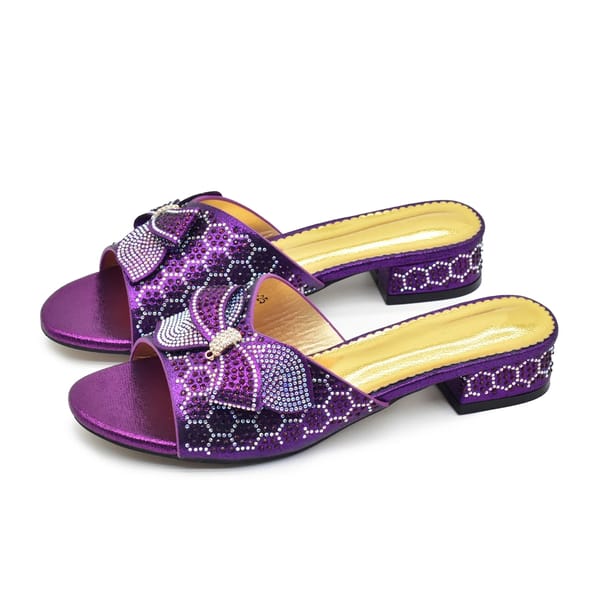Elegant Rhinestone-Decorated Sandals for Weddings and Parties