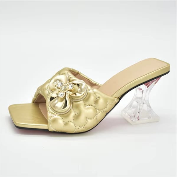 Elegant Rhinestone Embellished High Heels for Women’s Special Occasions