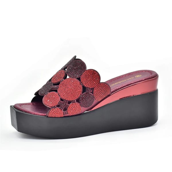 Elegant Wedge Peep-Toe Sandals for Stylish Women