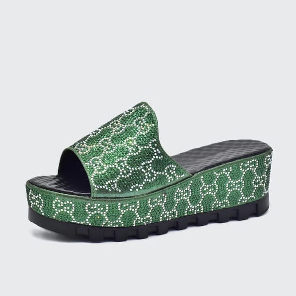 Fashionable Women’s Wedges with Square Heels and Stylish Design
