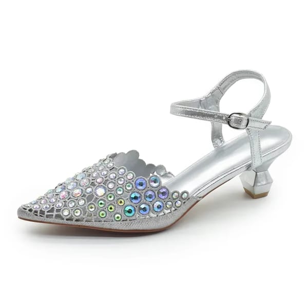 Sophisticated Rhinestone-Embellished Pumps for Events