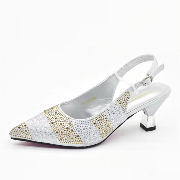 Elegant Pointed Toe Rhinestone Pumps for Special Occasions