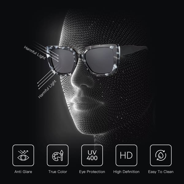 Zenottic - Women's Square Sunglasses 1