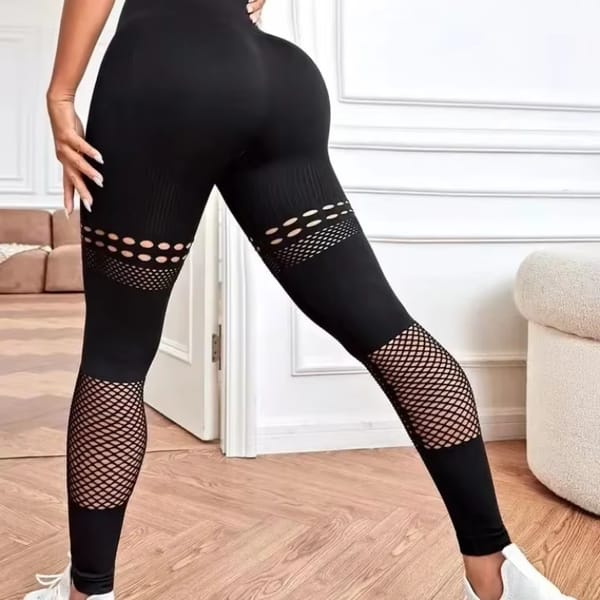 High-Elastic Yoga Tights with Butt-Lifting Design