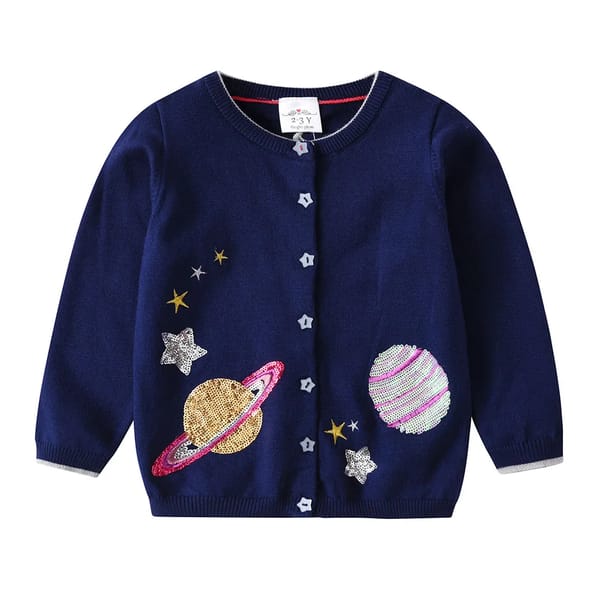 Toddler Long Sleeve Knitted Sweater for Winter Wear