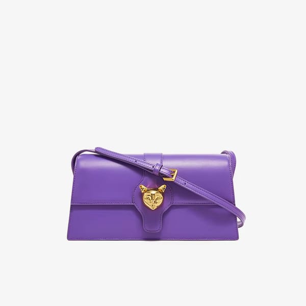 Elegant Retro Flap Shoulder Bag with Lock Detail