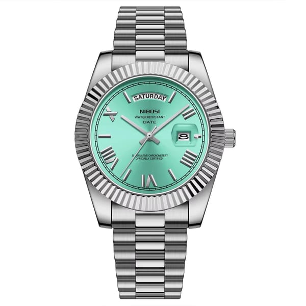 Elegant Luxury Men's Wristwatch with Date & Luminous Display