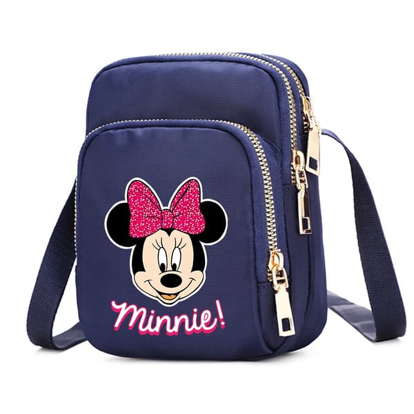 Cute Cartoon Minnie Crossbody bag with Cell Phone Pocket