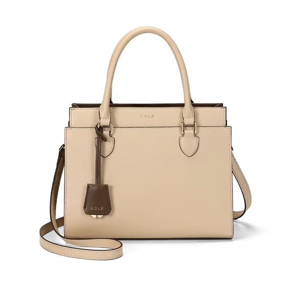Women's Luxury Leather Zipper Shoulder Boston Handbag