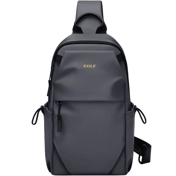 Men’s Waterproof Crossbody Chest Bag with Multiple Pockets