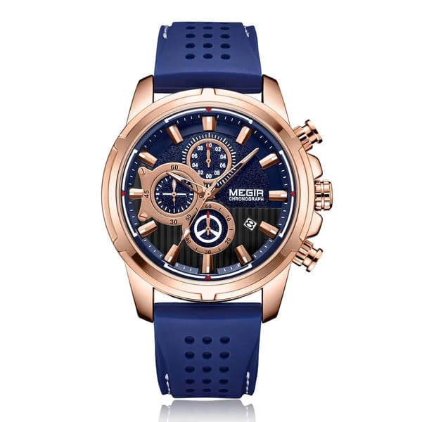 Luxury Business Watch for Men with Leather Strap and Waterproof Features