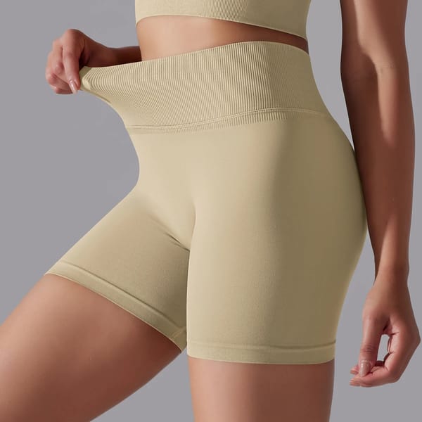 High Waist Seamless Gym Shorts for Women Workout & Yoga