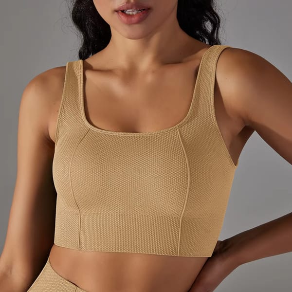 Seamless Sports Bra for Women – Breathable Fitness Workout Support