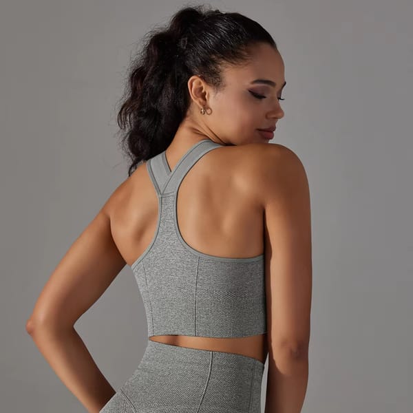 Women's Cross Back Sports Bra for Yoga and Fitness Workouts