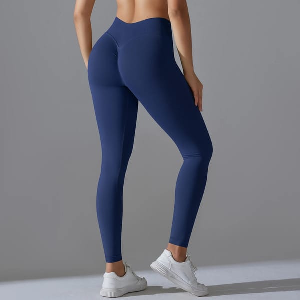 High Waist Seamless Yoga Leggings for Workout and Running