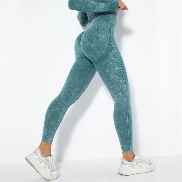 High Waist Seamless Workout Leggings for Yoga and Fitness