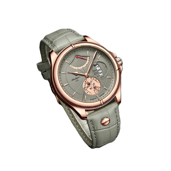 Stylish Large Dial Men's Sports Watch with Leather Strap