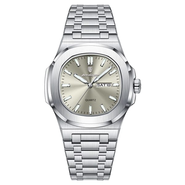 Stylish Square Dial Military Watch with Luminous Quartz Movement