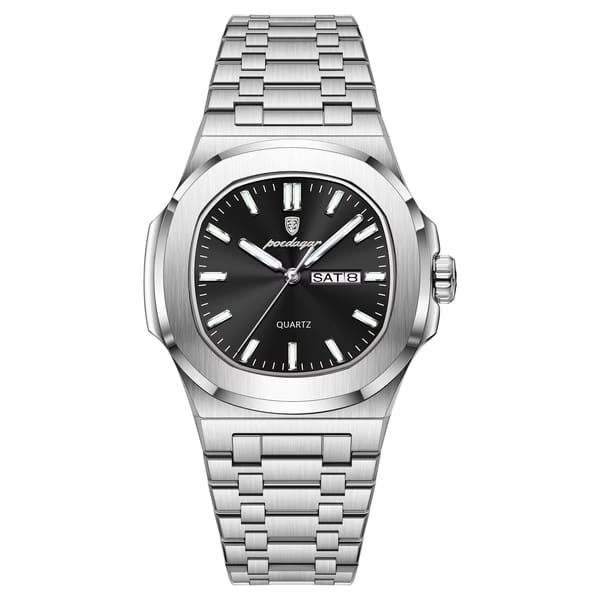 Stylish Square Dial Military Watch with Luminous Quartz Movement