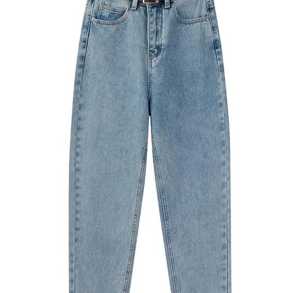 Vintage High Waist Harem Jeans for Women Ankle-Length Streetwear