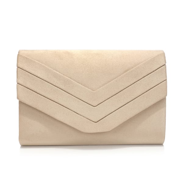 Vintage Velvet Envelope Clutch with Chain for Party Wear