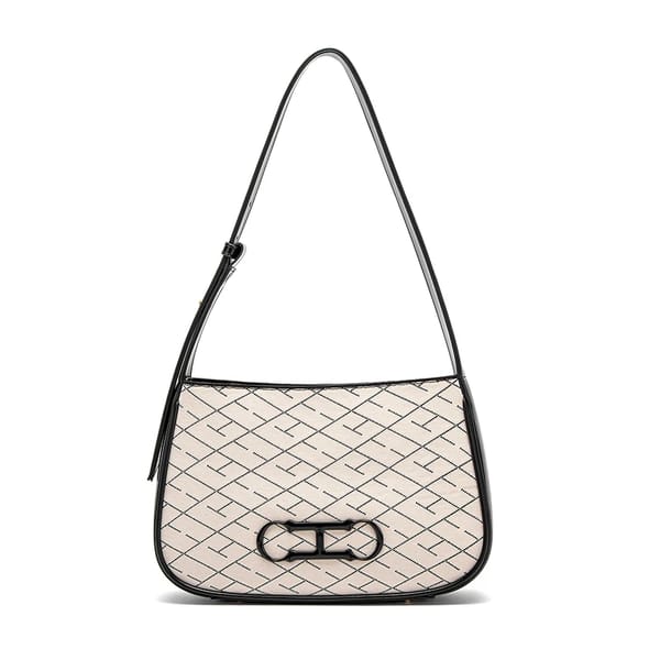 Trendy Women's Dumpling Shoulder Bag with Unique Print Design