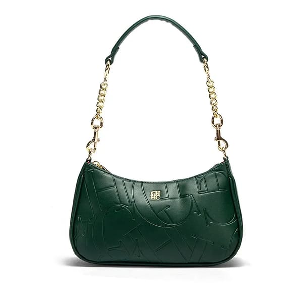 Elegant Women's Letter-Print Shoulder Bag with Spacious Interior