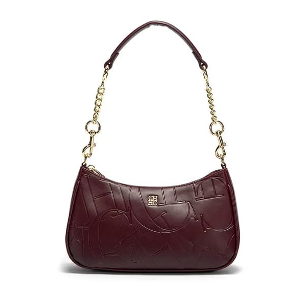 Elegant Women's Letter-Print Shoulder Bag with Spacious Interior