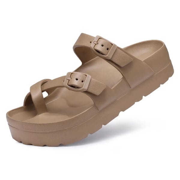 Summer Thick Sole Slippers For Women Outdoor Anti-slip EVA Beach
