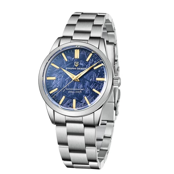 Stylish Men's Quartz Watch with Sapphire Glass and Luminous Dial