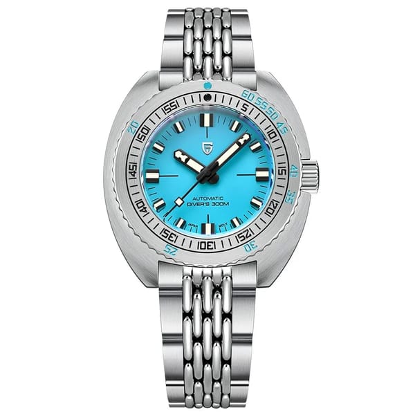 Luxury Automatic Diver Watch with Sapphire Glass and Calendar