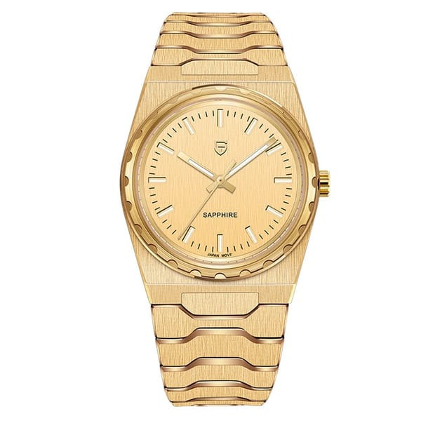 Ultra-Thin Business Quartz Watch with Sapphire Crystal Glass