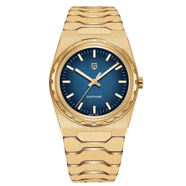 Ultra-Thin Business Quartz Watch with Sapphire Crystal Glass