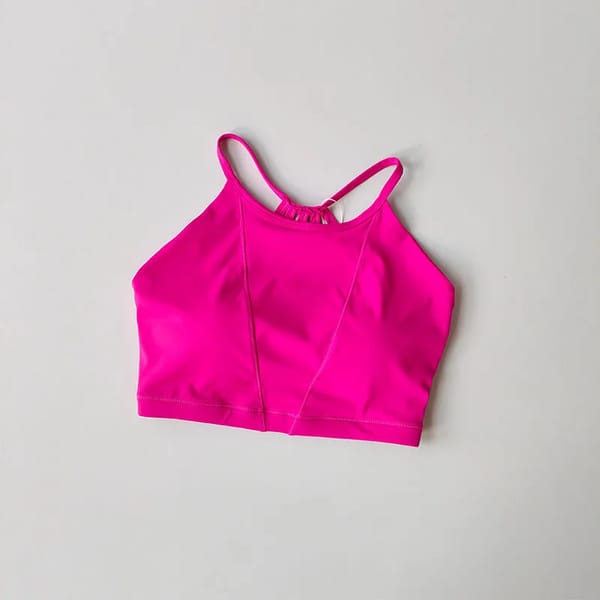 High-Impact Sports Bra with Y-Strap and Quick-Dry Fabric
