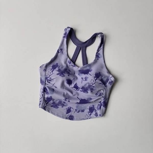 Stylish Summer Sports Bra with Quick-Dry and Back Design