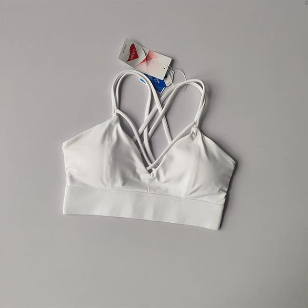 Shockproof Sports Bra with Stylish Back for Summer Workouts