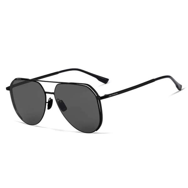 Polarized Square Sunglasses with UV400 for Outdoor Activities