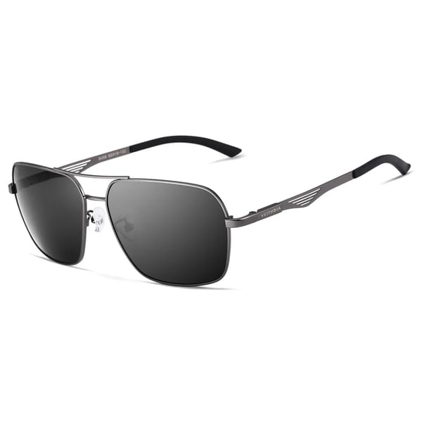 Men's Polarized UV400 Square Sunglasses for Outdoor Driving