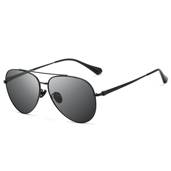 Vintage Polarized Pilot Sunglasses with UV400 Protection Lens