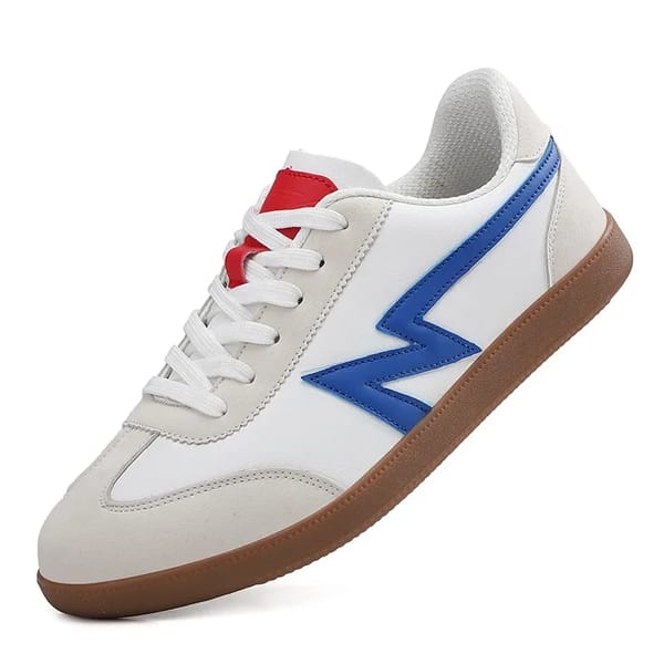 Unisex Retro Lace-Up Casual Sneakers for Outdoor Comfort