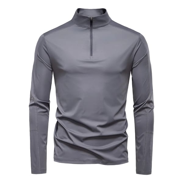 Men’s UPF100+ Quick Dry Outdoor Long Sleeve Zipper Shirt